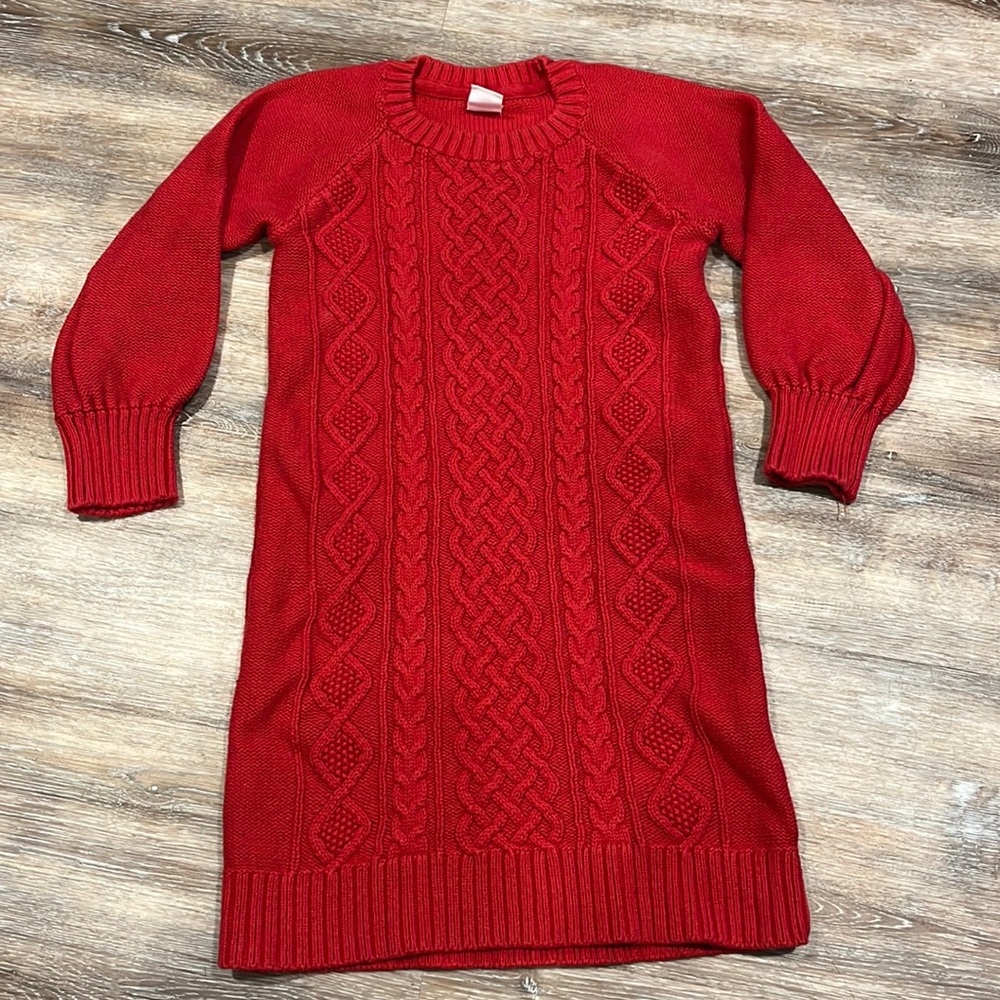 Gap Girls cable knit sweater dress, size 5T